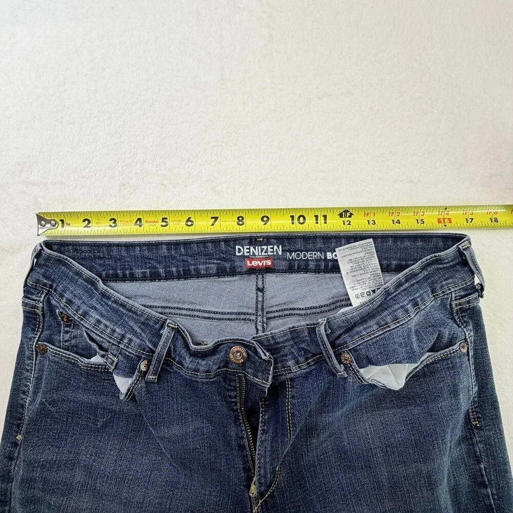 Levi's Women's Denzien Modern Boot Cut Blue Denim Jeans‎ Size 34x32